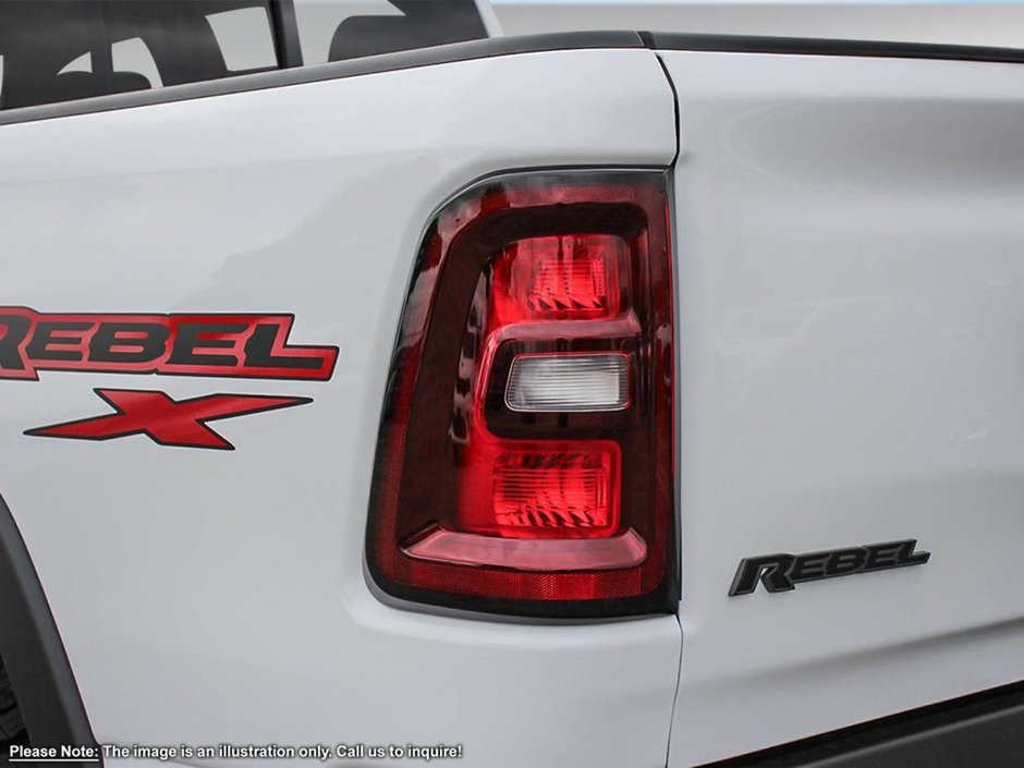 2025 Ram 1500 REBEL X IN BRIGHT WHITE EQUIPPED WITH A 3.0L TWIN TUBRO I6 , 4X4 , 8SPD AUTO , 125L TANK , REBEL LVL 2 , REBEL 10TH ANNIVERSARY-10