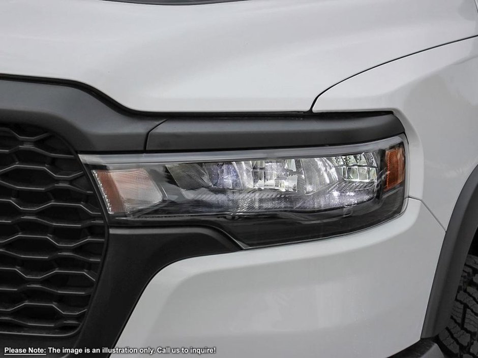 2025 Ram 1500 REBEL X IN BRIGHT WHITE EQUIPPED WITH A 3.0L TWIN TUBRO I6 , 4X4 , 8SPD AUTO , 125L TANK , REBEL LVL 2 , REBEL 10TH ANNIVERSARY-9