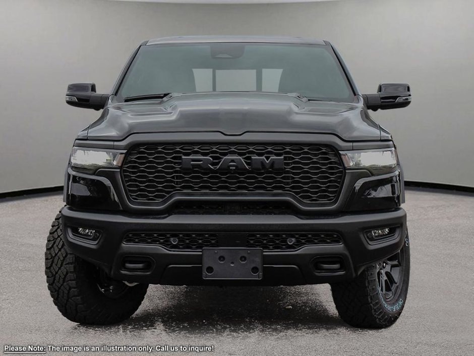 2025 Ram 1500 REBEL X IN DIAMOND BLACK EQUIPPED WITH A 3.0L TWIN TURBO I6 , 4X4 , 8SPD AUTO , 125L TANK , REBEL LVL 2 , REBEL 10TH ANNIVERSARY-1
