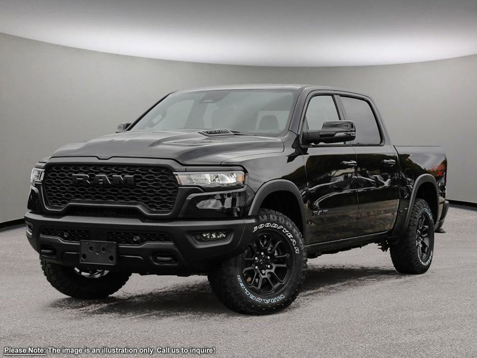 2025 Ram 1500 REBEL X IN DIAMOND BLACK EQUIPPED WITH A 3.0L TWIN TURBO I6 , 4X4 , 8SPD AUTO , 125L TANK , REBEL LVL 2 , REBEL 10TH ANNIVERSARY-0
