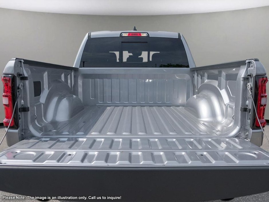 2025 Ram 1500 SPORT IN BILLET SILVER EQUIPPED WITH A 3.0L TWIN TURBO I6 , 4X4 , 8SPD AUTO , SPORT HOOD , PANORAMIC SUNROOF , BACKUP CAM , HEAT-6