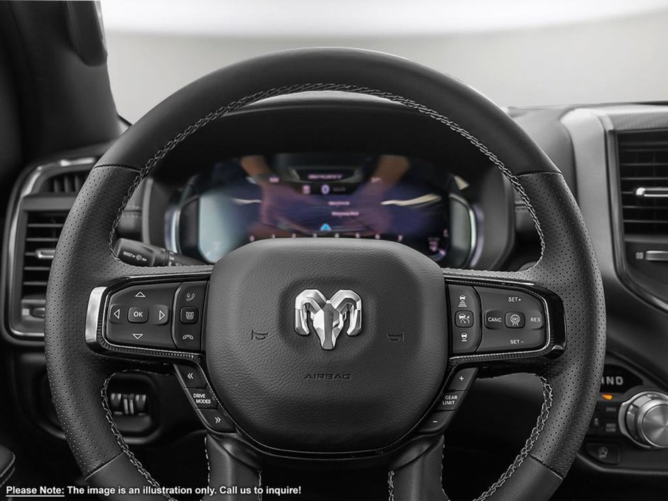 2025 Ram 1500 SPORT IN BILLET SILVER EQUIPPED WITH A 3.0L TWIN TURBO I6 , 4X4 , 8SPD AUTO , SPORT HOOD , PANORAMIC SUNROOF , BACKUP CAM , HEAT-12