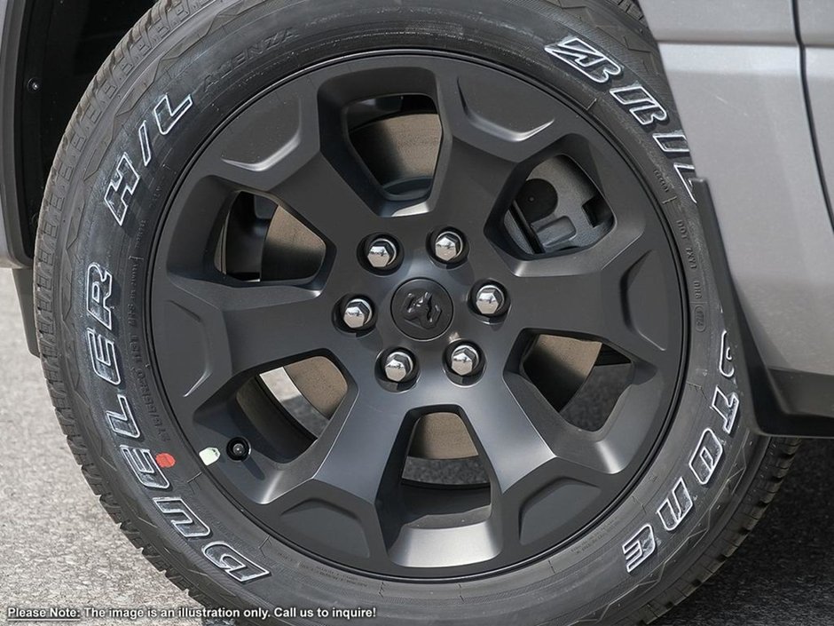 2025 Ram 1500 SPORT IN BILLET SILVER EQUIPPED WITH A 3.0L TWIN TURBO I6 , 4X4 , 8SPD AUTO , SPORT HOOD , PANORAMIC SUNROOF , BACKUP CAM , HEAT-7