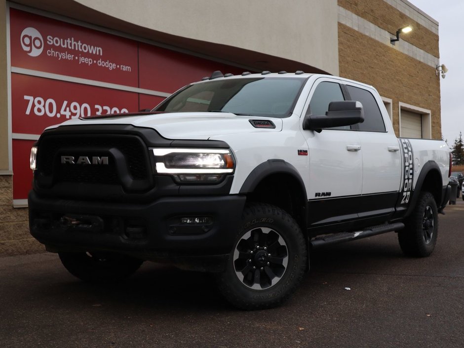 2019 Ram 2500 POWER WAGON IN BRIGHT WHITE EQUIPPED WITH A 6.4L HEMI V8 , 4X4 , 8SPD AUTO , 12INCH W/NAV , 17 SPEAKER HIGH PERF AUDIO , SUNROOF-0