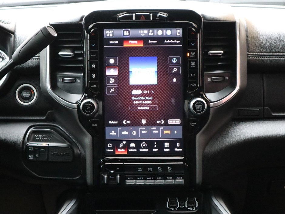 2023 Ram 2500 LARAMIE MEGA CAB NIGHT EDITION IN GRANITE CRYSTAL EQUIPPED WITH A 6.7L CUMMINS TURBO DIESEL I6 , 4X4 , 6SPD AUTO , SUNROOF , LAR-27