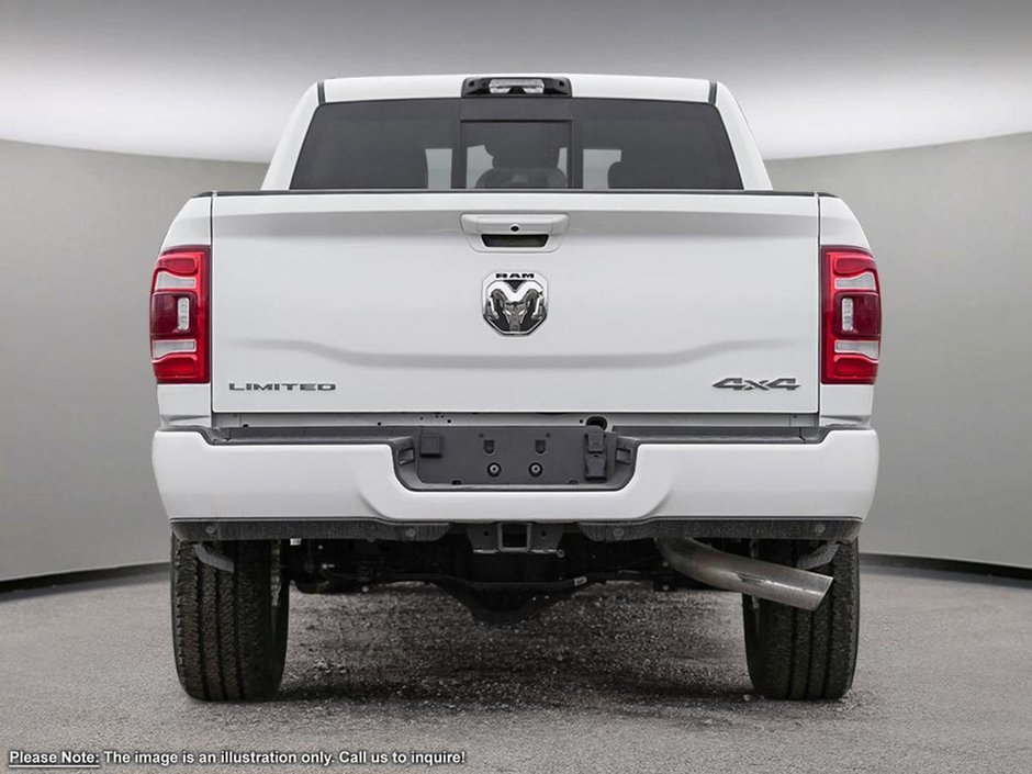 2024 Ram 2500 LIMITED IN BRIGHT WHITE EQUIPPED WITH A 6.7L CUMMINS TURBO , 4X4 , 6SPD AUTO , SUNROOF , LIMITED LVL 1 , 5TH WHEEL & GOOSNECK TO-4