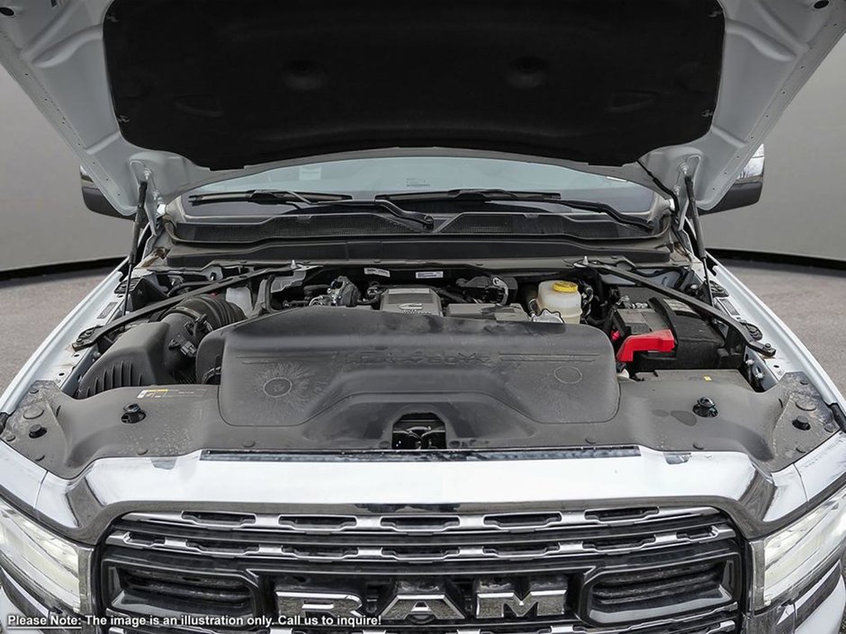2024 Ram 2500 LIMITED IN BRIGHT WHITE EQUIPPED WITH A 6.7L CUMMINS TURBO , 4X4 , 6SPD AUTO , SUNROOF , LIMITED LVL 1 , 5TH WHEEL & GOOSNECK TO-5