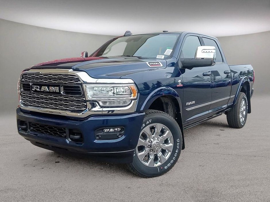 2024 Ram 2500 LIMITED IN PATRIOT BLUE PEARL EQUIPPED WITH A 6.7L CUMMINS TURBO DIESEL , 4X4 , 6SPD AUTO , SUNROOF , LIMITED LVL 1 , 5TH WHEEL-0