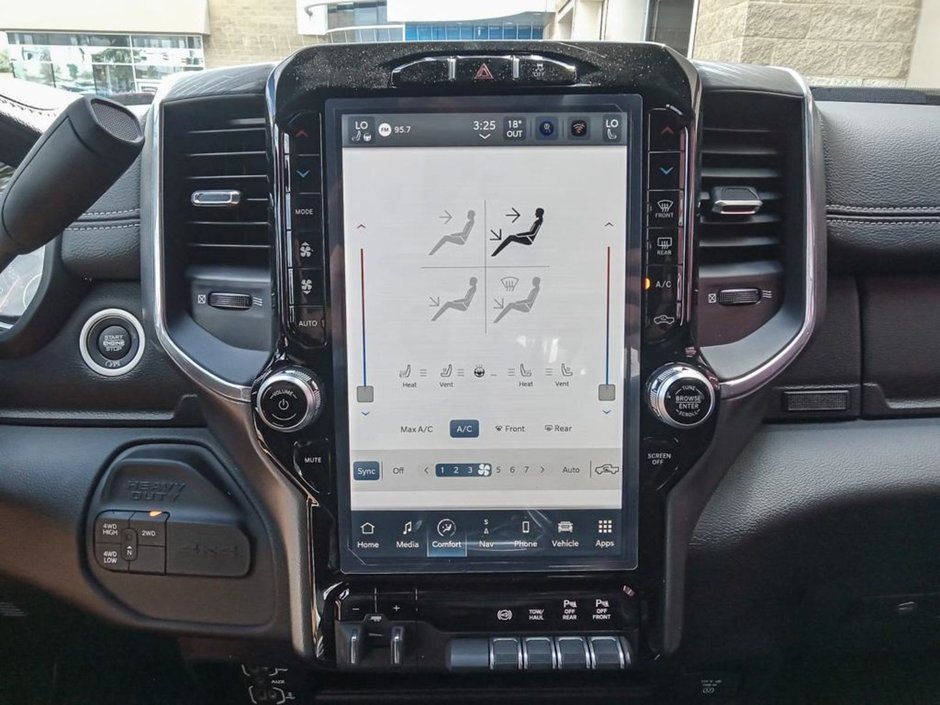 2024 Ram 2500 LARAMIE NIGHT EDITION IN GRANITE METALLIC EQUIPPED WITH A 6.7L CUMMINS TURBO DIESEL , 4X4 , 6SPD AUTO , SUNROOF , TONNEAU , LARA-17