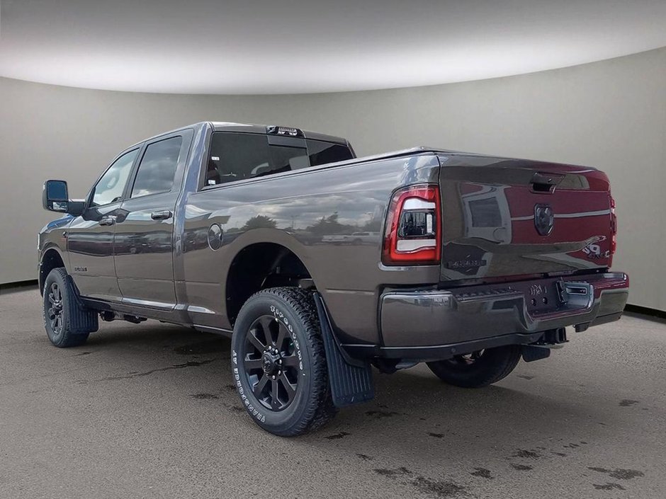 2024 Ram 2500 LARAMIE NIGHT EDITION IN GRANITE METALLIC EQUIPPED WITH A 6.7L CUMMINS TURBO DIESEL , 4X4 , 6SPD AUTO , SUNROOF , TONNEAU , LARA-3