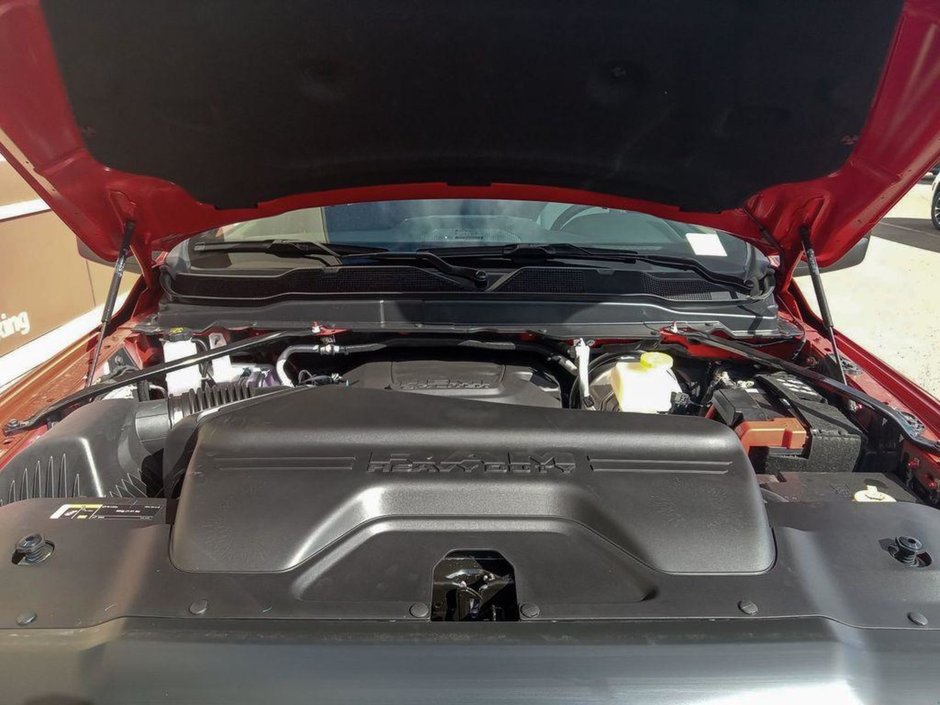 2024 Ram 2500 POWER WAGON IN FLAME RED EQUIPPED WITH A 6.4L HEMI V8 , 4X4 , 8SPD AUTO , 8.4INCH TOUCHSCREEN , TRADESMAN LVL 2 , PWR WAGON PCKG-9