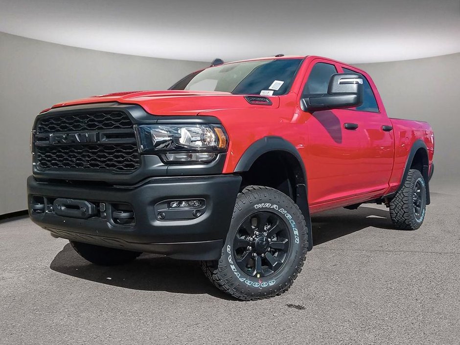 2024 Ram 2500 POWER WAGON IN FLAME RED EQUIPPED WITH A 6.4L HEMI V8 , 4X4 , 8SPD AUTO , 8.4INCH TOUCHSCREEN , TRADESMAN LVL 2 , PWR WAGON PCKG-0