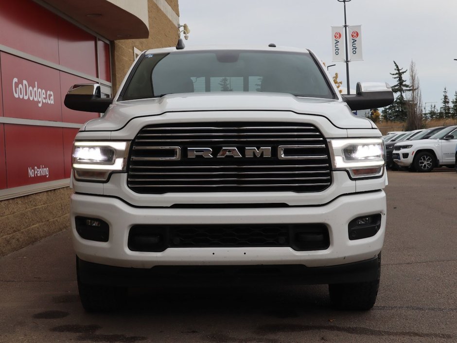 2019 Ram 3500 LARAMIE IN BRIGHT WHITE EQUIPPED WITH A 6.7L HO CUMMINS TURBO DIESEL I6 , 4X4 , 6SPD AISIN HD AUTO , LARAMIE LVL 2 , SPORT APPEA-1