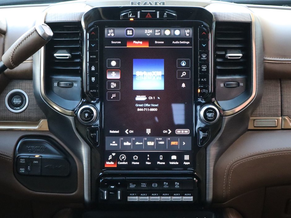 2023 Ram 3500 LIMITED LONGHORN IN DIAMOND BLACK EQUIPPED WITH A 6.7L HO CUMMINS TUBRO DIESEL I6 , 4X4 , 6SPD AISIN HD AUTO , DUALLY , REAR AUT-30