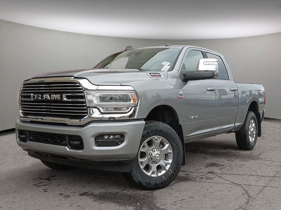 2024 Ram 3500 LARAMIE, 6.7L CUMMINS TURBO DIESEL I-6, 12 UCONNECT 5 W/ NAV, HTD/VEN FRONT SEATS, SUNROOF, 17SPKR HARMAN/KARDON PREMIUM SOUND-0