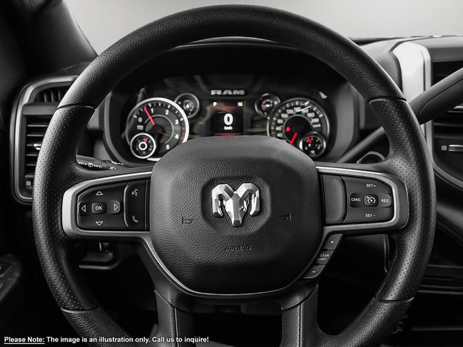 2024 Ram 3500 TRADESMAN IN BRIGHT WHITE EQUIPPED WITH A 6.7L CUMMINS TURBO DIESEL I6 , 4X4 , 6SPD AUTO , DUALLY , TRAILER BRAKE CONTROL , 8.4I-12