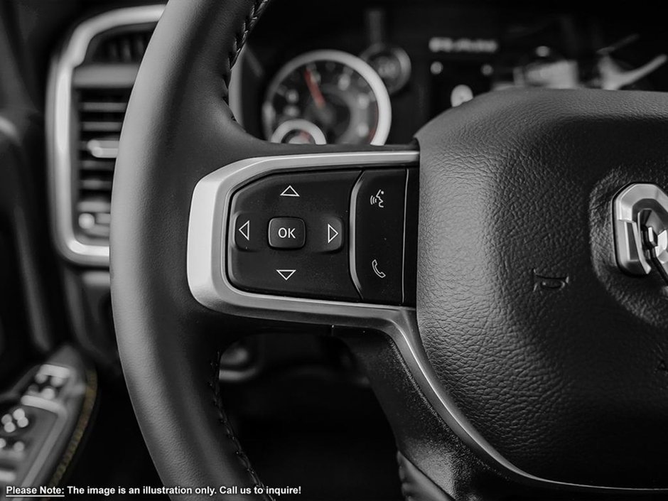 2024 Ram 3500 BIG HORN IN DIAMOND BLACK EQUIPPED WITH A 6.7L CUMMINS TURBO DIESEL I6 , 4X4 , 6SPD AUTO , DUALLY , ALPINE AUDIO , 189L TANK , L-13