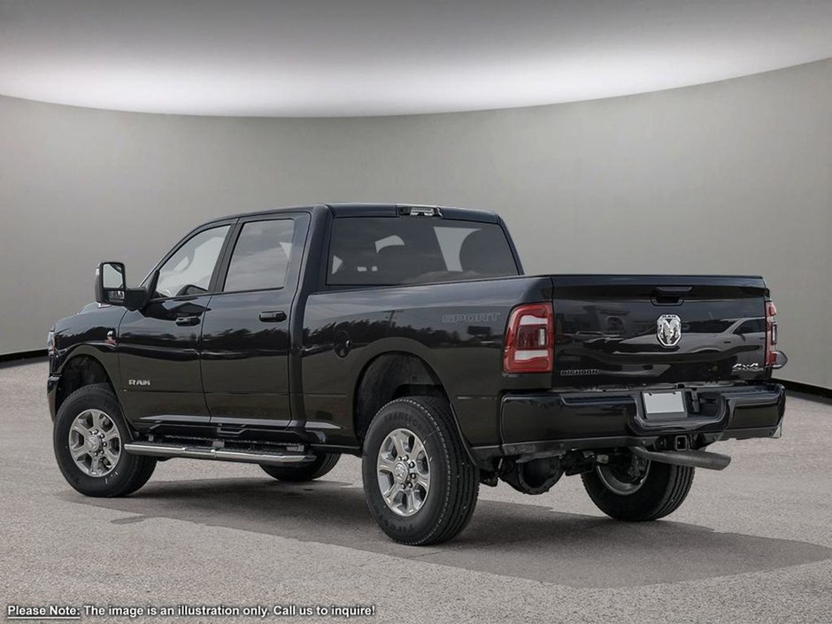 2024 Ram 3500 BIG HORN IN DIAMOND BLACK EQUIPPED WITH A 6.7L CUMMINS TURBO DIESEL I6 , 4X4 , 6SPD AUTO , DUALLY , ALPINE AUDIO , 189L TANK , L-3