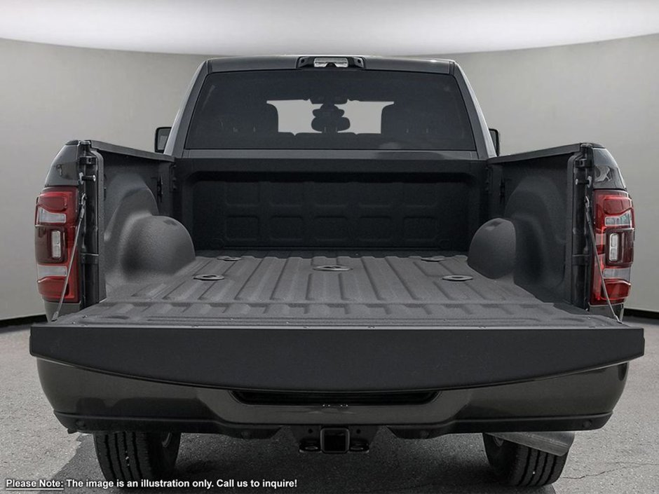 2024 Ram 3500 BIG HORN IN DIAMOND BLACK EQUIPPED WITH A 6.7L CUMMINS TURBO DIESEL I6 , 4X4 , 6SPD AUTO , DUALLY , ALPINE AUDIO , 189L TANK , L-5