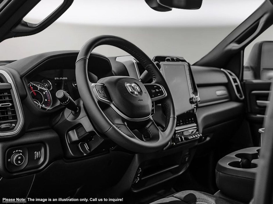 2024 Ram 3500 BIG HORN IN BRIGHT WHITE EQUIPPED WITH A 6.7L HO CUMMINS TURBO DIESEL I6 , 4X4 , 6SPD AISIN HD AUTO , LEVEL 1 EQUIPMENT GROUP ,-7