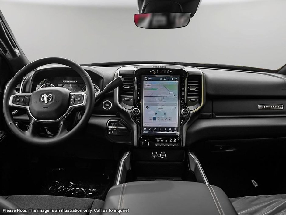 2024 Ram 3500 BIG HORN IN DIAMOND BLACK EQUIPPED WITH A 6.7L CUMMINS TURBO DIESEL I6 , 4X4 , 6SPD AUTO , REAR AUTO LVL AIR SUSPENSION , ALPINE-19