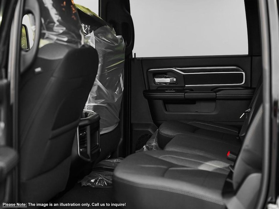 2024 Ram 3500 BIG HORN IN DIAMOND BLACK EQUIPPED WITH A 6.7L CUMMINS TURBO DIESEL I6 , 4X4 , 6SPD AUTO , REAR AUTO LVL AIR SUSPENSION , ALPINE-18