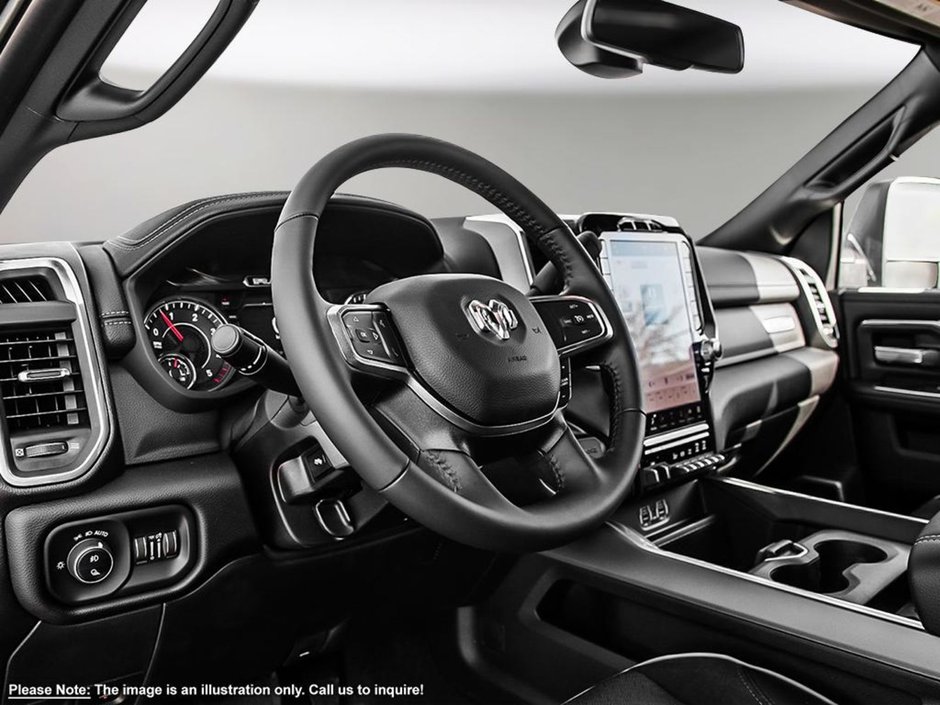 2024 Ram 3500 LARAMIE NIGHT EDITION IN DIAMOND BLACK EQUIPPED WITH A 6.7L CUMMINS HO TURBO DIESEL I6 , 4X4 , 6SPD AISIN HD AUTO , LARAMIE LVL-10