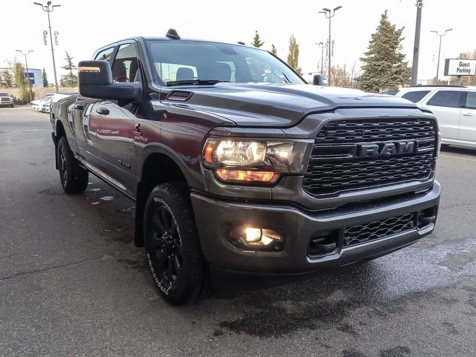 2024 Ram 3500 BIG HORN IN GRANITE METALLIC EQUIPPED WITH A 6.7L CUMMINS TURBO DIESEL , 4X4 , 6SPD AUTO , REAR AUTO LVL AIR SUSPENSION , ALPINE-27