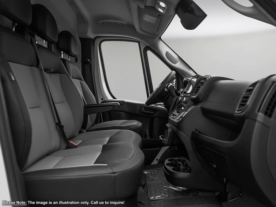 2025 Ram ProMaster Cargo Van TRADESMAN HIGH ROOF IN BRIGHT WHITE EQUIPPED WITH A 3.6L V6 , 9SPD AUTO , FWD , REAR HINGED DOORS W/FIXED GLASS , FCW , BACKUP C-18