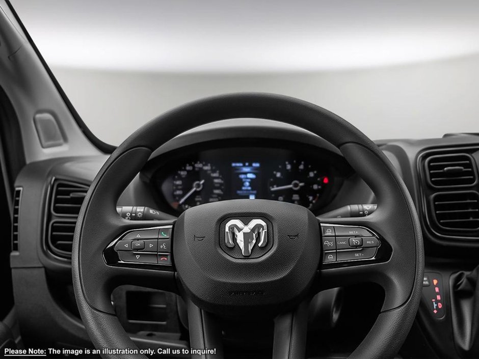 2025 Ram ProMaster Cargo Van TRADESMAN HIGH ROOF IN BRIGHT WHITE EQUIPPED WITH A 3.6L V6 , 9SPD AUTO , FWD , REAR HINGED DOORS W/FIXED GLASS , FCW , BACKUP C-10