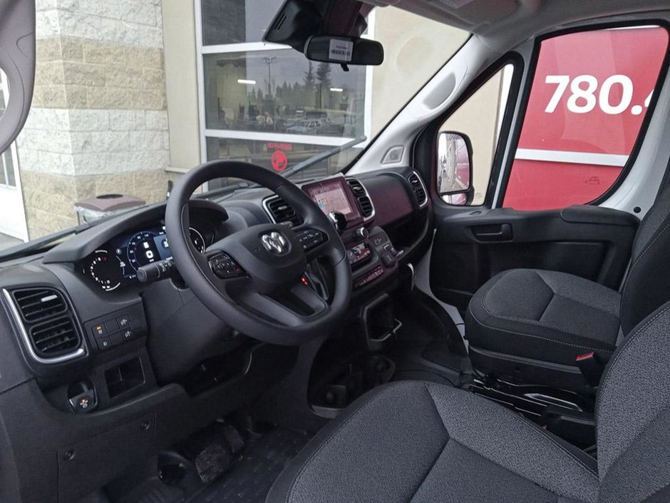 2025 Ram ProMaster Cargo Van SLT HIGH ROOF IN BRIGHT WHITE EQUIPPED WITH A 3.6L V6 , FWD , 9SPD AUTO , BACKUP CAM , FCW , APPLE CARPLAY/ANDROID AUTO , BLUETO-14