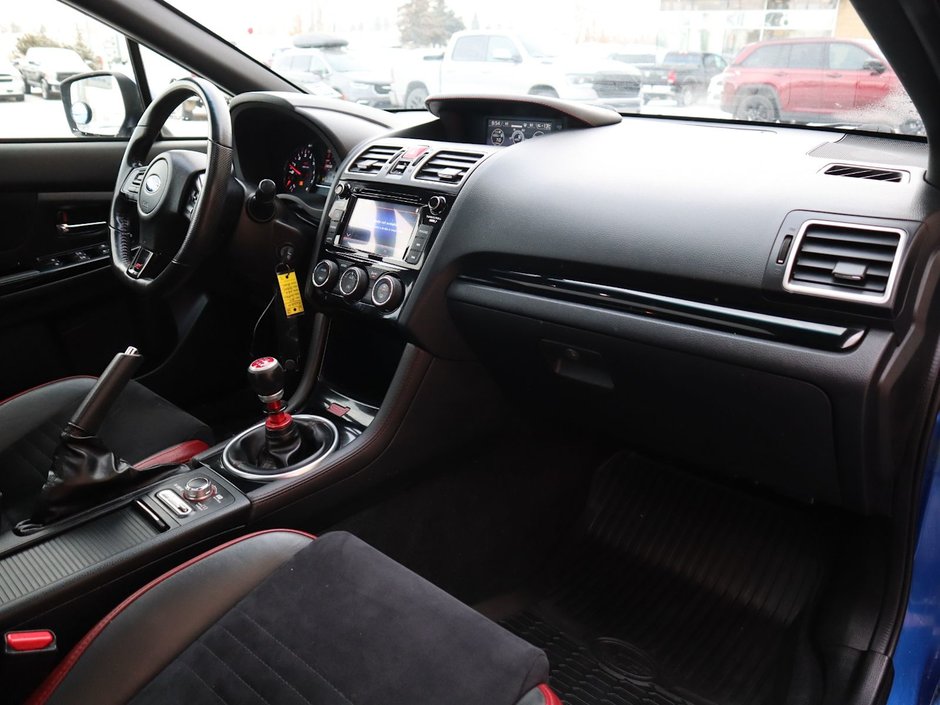 2019 Subaru WRX STI IN BLUE EQUIPPED WITH A 2.5L TURBO H4 , AWD , 6SPD MANUAL , RECARO BUCKET SEATS , SPOILER , QUATTRO EXHAUST , HOOD SCOOP , A-20