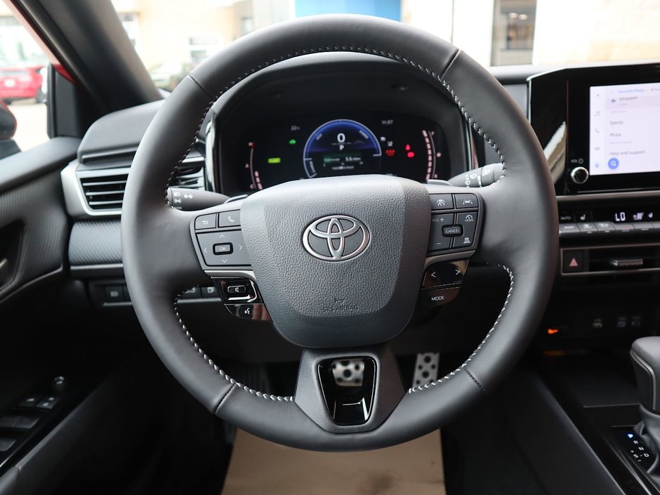2025 Toyota Camry SE IN CHERRY RED EQUIPPED WITH A 2.5L HYBRID E4 ENGINE , FWD , CVT AUTO , SYNTHETIC LEATHER HEATED SEATS , DIGITAL DASH , BACKUP-26