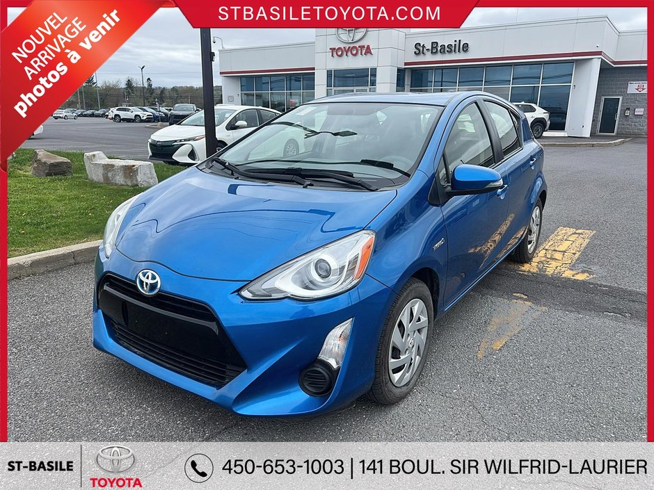 2015 Toyota Prius C HYBRIDE AIR CLIMATISÉ GROUPE ÉLECTRIQUE in Saint-Basile-Le-Grand, Quebec