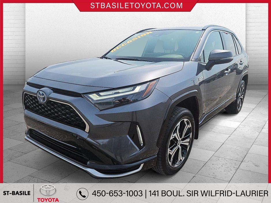 Toyota RAV4 Prime XSE AWD PLUG IN CUIR TOIT MAGS APPLE ANDROID 2023 à Saint-Basile-Le-Grand, Québec