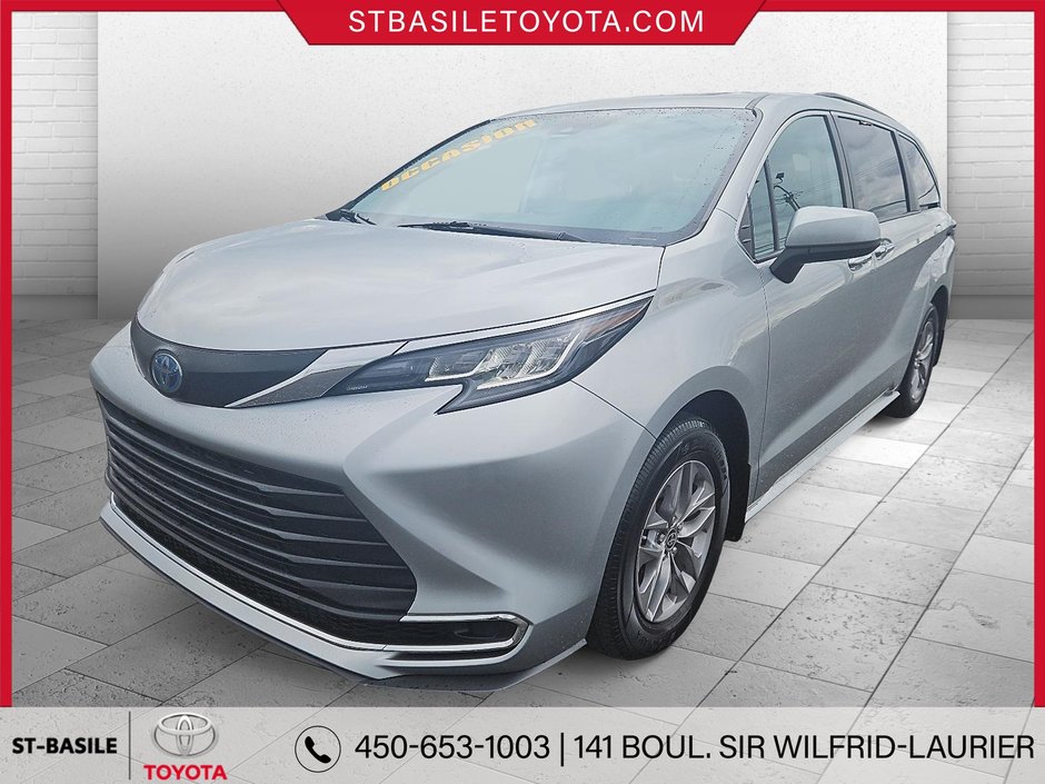2022 Toyota Sienna XLE HYBRIDE INTERIEUR CUIR TOIT OUVRANT in Saint-Basile-Le-Grand, Quebec