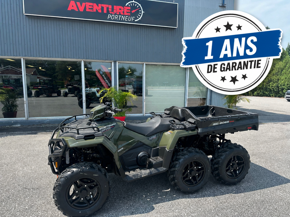 2026 Polaris Sportsman 570 Big Boss 6x6 EPS 500$ de rabais et 1 ans de garantie