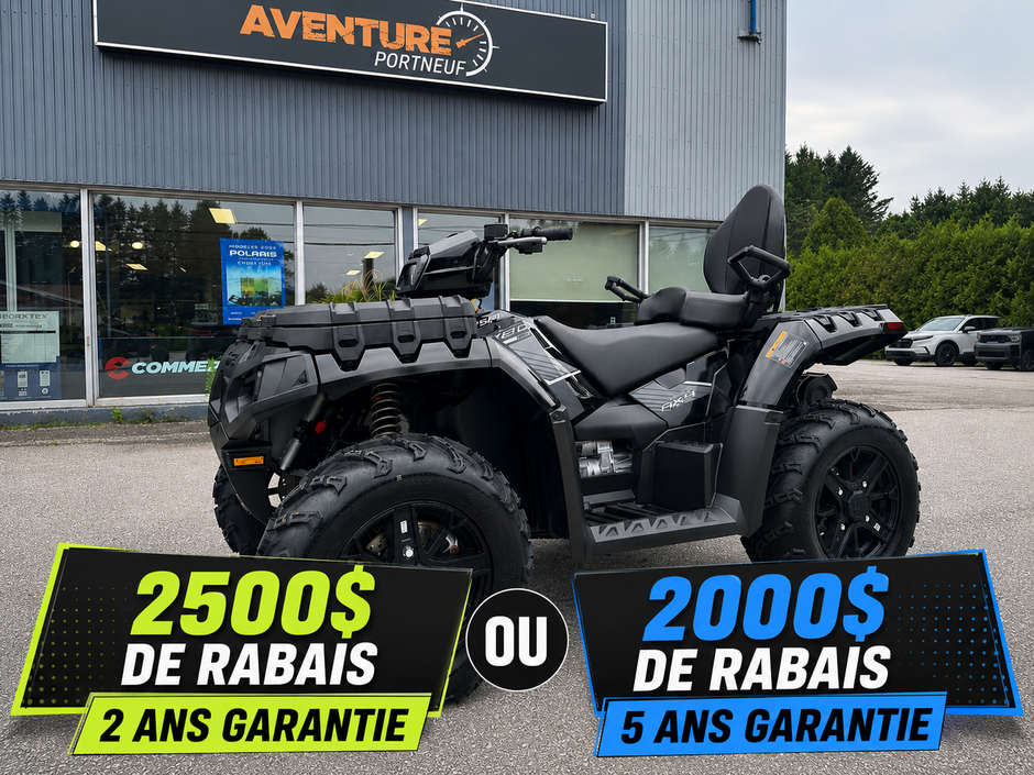 Polaris Sportsman 850 Touring 2500$ rabais ou 2000$ Rabais et 5 ans de garantie 2026