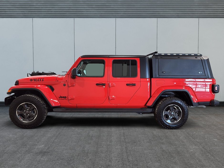 Jeep Gladiator WILLYS 4X4 // BOITE FIBRE // 5 ANS PLAN OR 2023-4