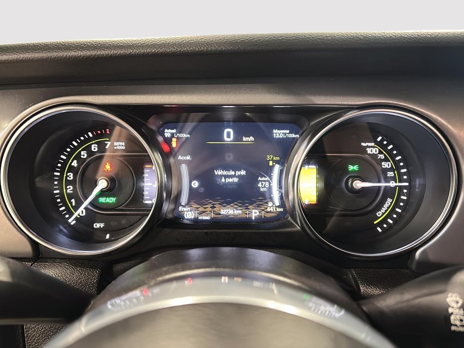 2022 Jeep Wrangler 4xe RUBICON 4X4 BRANCHABLE - CUIR - GPS-9