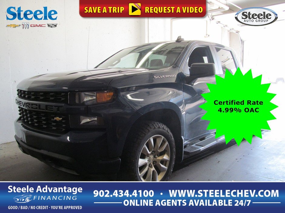 2019  Silverado 1500 Custom *GM Certified* 4.99% Financing OAC in Dartmouth, Nova Scotia - w940px