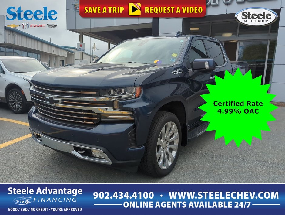 2020  Silverado 1500 High Country Leather 6.2L *GM Certified* 4.99% Financing OAC in Dartmouth, Nova Scotia - w940px