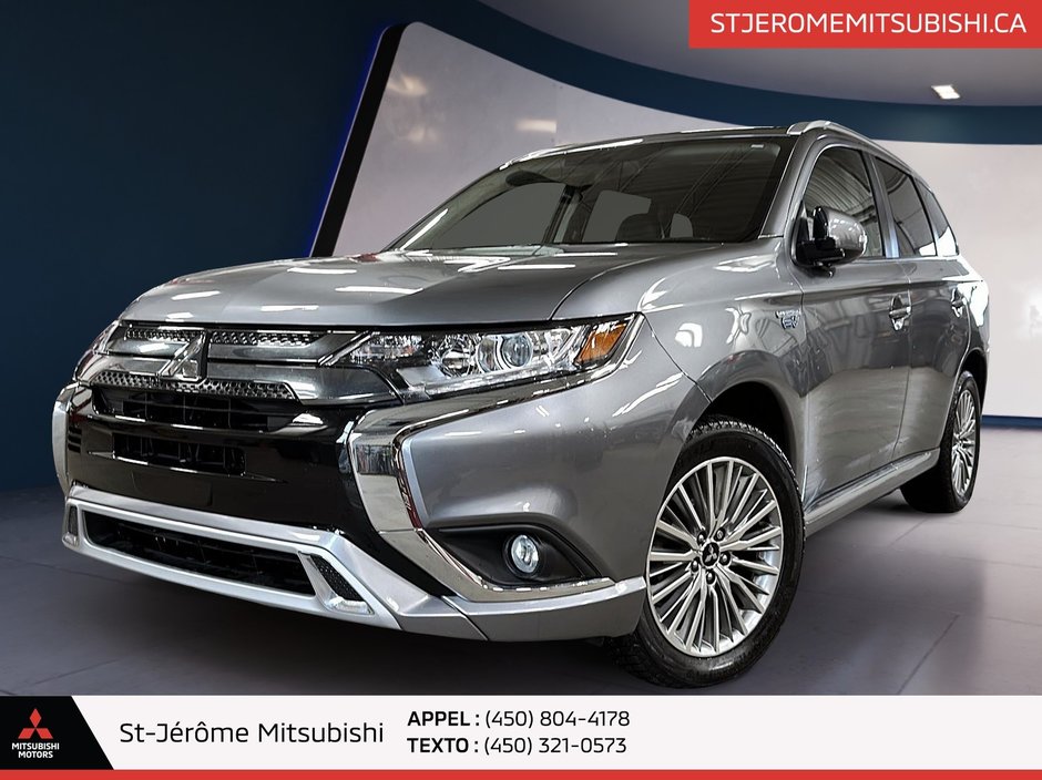 2021  OUTLANDER PHEV SE S-AWC CUIR ET SUEDE-MAGS+CAMERA + ANDROID AUTO in Brossard, Quebec