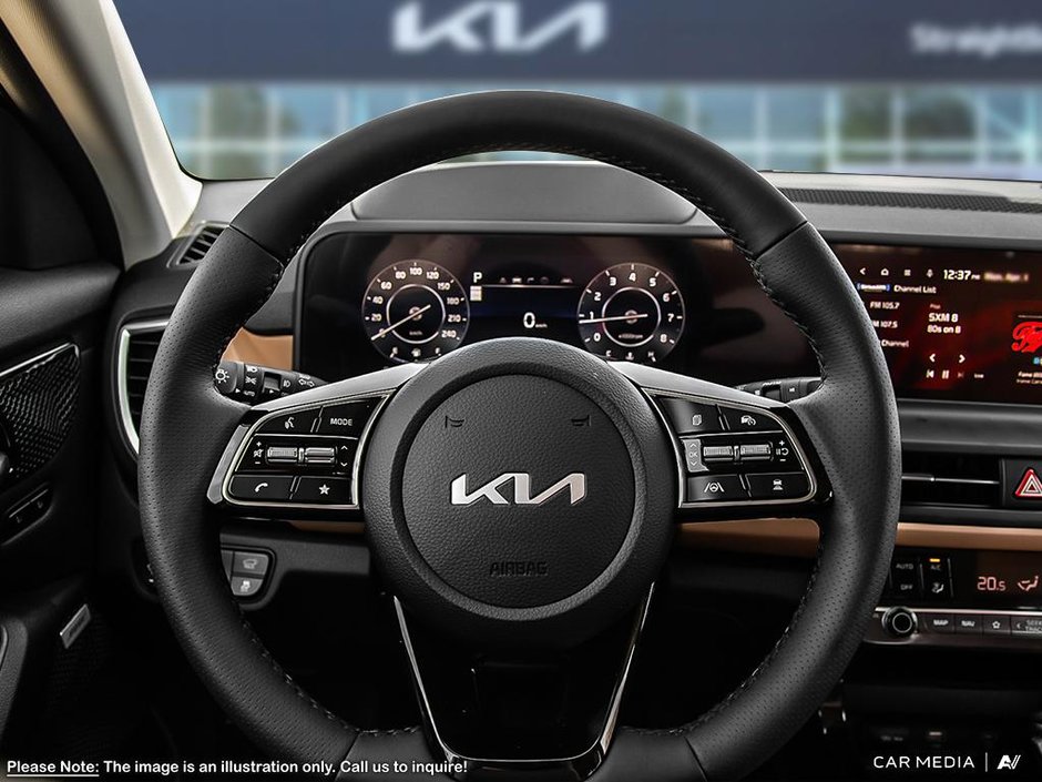 2025 Kia Seltos SX - Brown Interior-12