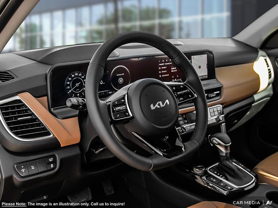 2025 Kia Seltos SX - Brown Interior-11