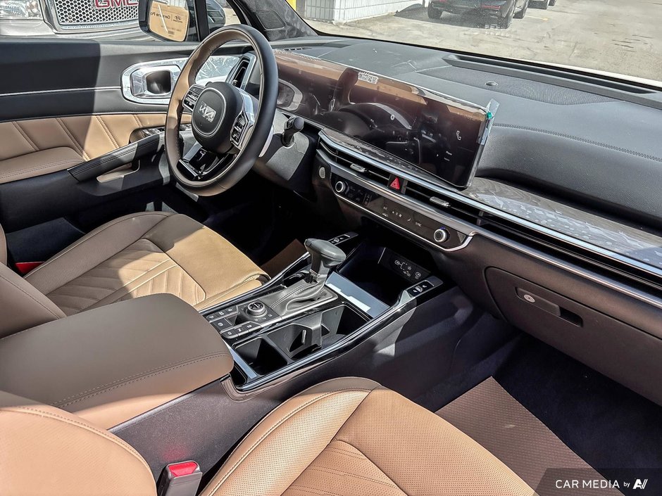 2025 Kia Sorento X-PRO Olive Brown Interior-10