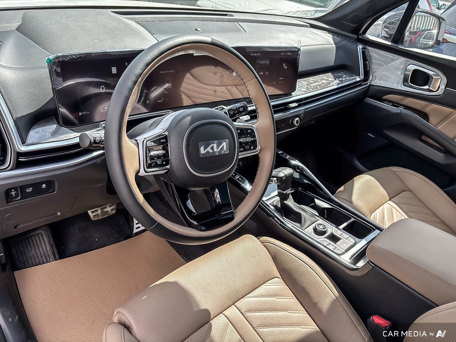 2025 Kia Sorento X-PRO Olive Brown Interior-6