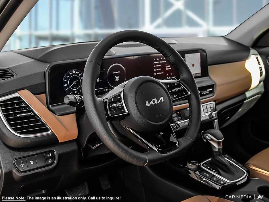 2025 Kia Seltos SX - Brown Interior-11