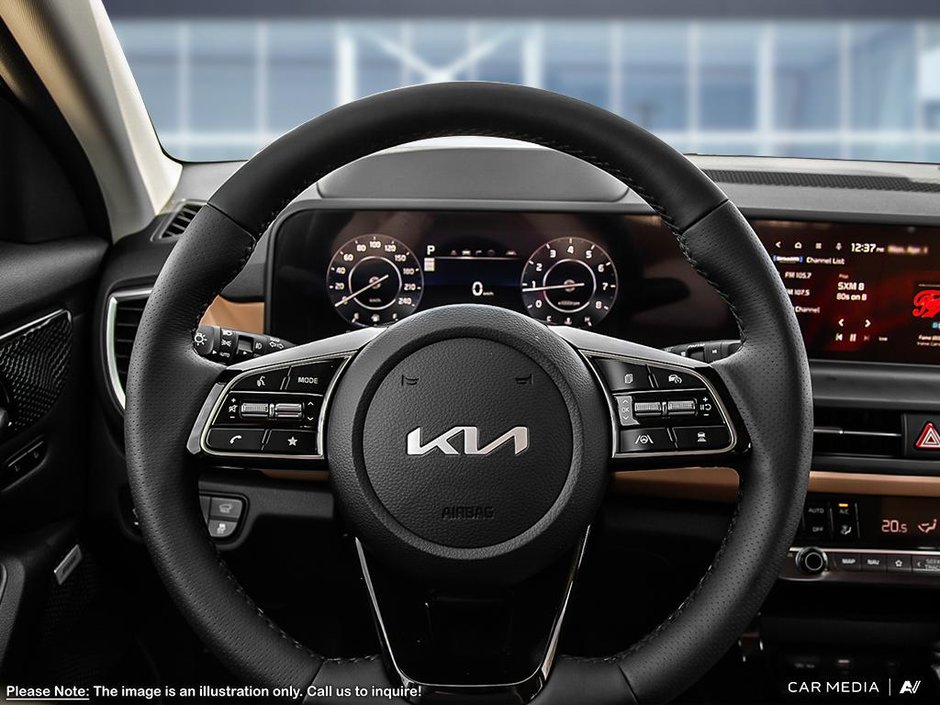 2025 Kia Seltos SX - Brown Interior-12
