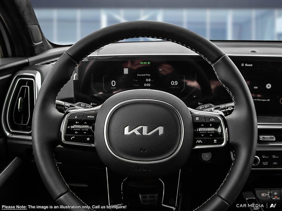 2025 Kia Sorento X-PRO Olive Brown Interior-10